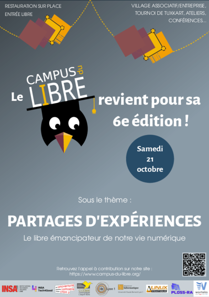 Affiche Campus du libre